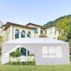 20''x10''(3 x 6m) Six Sides Two Doors Waterproof Tent with Spiral Tubes For Household;  Wedding;  Party;  Parking Shed  XH