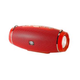 Portable Bluetooth Speaker Powerful Subwoofer Radio FM Wireless Caixa De Som Bluetooth Speaker Music Sound Box High Power Bass (Color: Red)