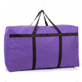 Waterproof Oxford Fabric Storage Bag Different Specifications Moving Bag for Clothes, Quilts, Shoes, Convenience for Home Storage, Travelling (Color: Purple, size: XL)