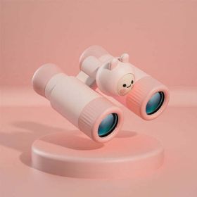 Children Binoculars Telescope Single and Double Detachable (Color: Pink)